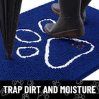 Smiry Dog Door Mat for Muddy Paws, Absorbent Dirt Trapper Non Slip Quick Dry - Image 2