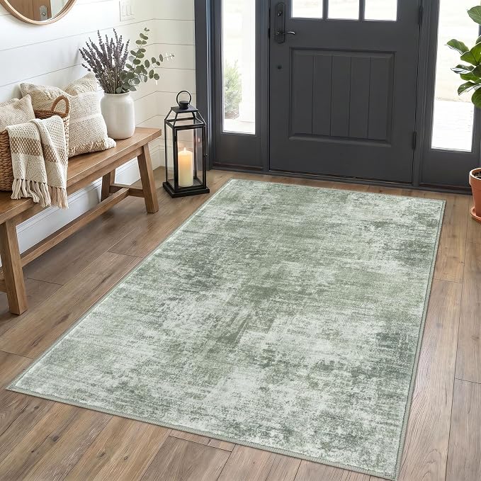 IOHOUZE Abstract Area Rug 4x5 Ft Washable Rugs by iOhouze