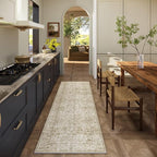 Washable Kitchen Rug Runners for Hallways: 2'6"x8' Bedroom Runner Rug Non Slip - Image 2