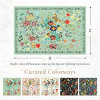 Rugflix 2x3 Small Area Rugs for Entryway, Washable Entrance Door Mat Non-Slip - Image 2