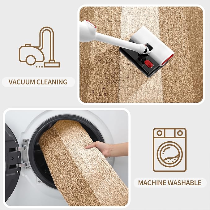 Kitinjoy Indoor Outdoor Door Mat, 36x24 Non-Slip Absorbent Dirt Trapper - Image 5