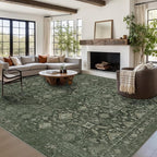 Rugxara 9x12 Area Rugs for Living Room Bedroom, Large Washable Rug, Non Slip & - Image 3
