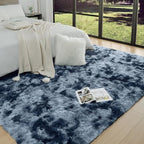 AROGAN Soft Rainbow Area Rugs for Girls Room, Fluffy Girls Bedroom Rugs - Image 3