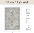 GENIMO Outdoor & Indoor Area Rug 6'x9', Waterproof, Non-Shedding, Easy Cleaning - Image 2