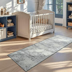 Toneed 2x6 Runner Rug Modern Abstract Hallway Rug Washable Non Slip Rubber Rugs - Image 5
