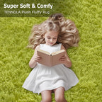 Soft Grass Green Fluffy Rug for Bedroom Living Room, 3x10 ft Fuzzy Green Shag - Image 9