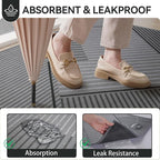 Front Door Mat 24''x35'', Non Slip Absorbent Dirt Resist Washable Low-Profile - Image 3