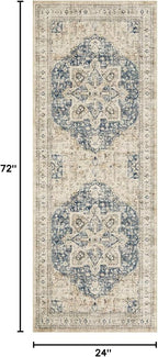 Tortania Area Rug 2x6 Runner Rugs - Image 2