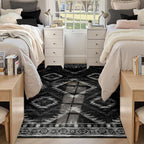 BESTSWEETIE Area Rug 4x6 Rug Machine Washable Non-Slip Low Pile Print Pattern by BESTSWEETIE