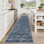 KUTA Boho Runners for Hallways 2.6x12 ft Moroccan Washable Runner Rug Non-Slip - Image 2
