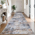 IOHOUZE Abstract Runner Rug 3x14 Ft Washable Runners by iOhouze