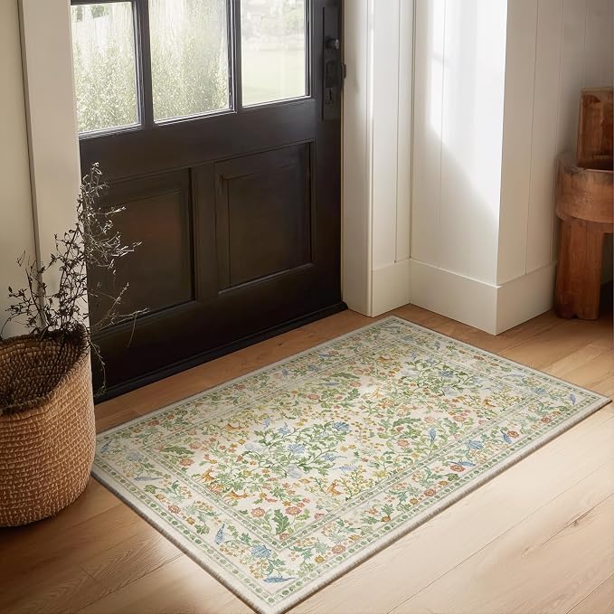 2x3 Washable Area Rugs for Entryway: Throw Small Rug Door Mat Indoor Entrance - Image 6