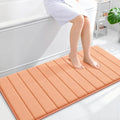 OLANLY Memory Foam Long Bathroom Rugs Runner 47x24, Super Soft Absorbent Bath by OLANLY