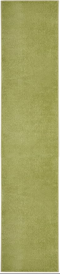 Nourison Home Nourison Essentials Green 2'2" x 16' Area Rug - Image 4