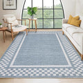 GarveeHome Area Rug 6x9 Large Living Room Modern Border Throw Rug by GarveeHome