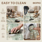 BEIMO Reversible 2x3 Rugs for Entryway Kitchen Bathroom, Modern Abstract - Image 5