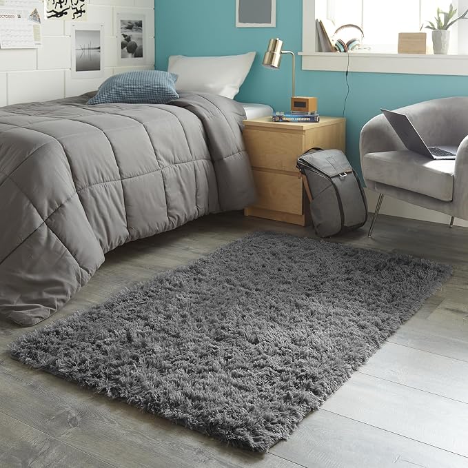 Ophanie Washable 3x5 Area Rug, Bedside Preppy Dorm Rug, College Essentials Non - Image 5