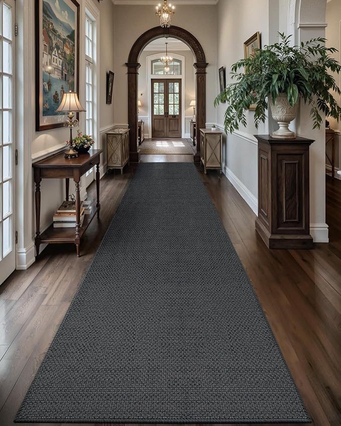 Color&Geometry Door Mat 2'4"x10' Runner Rug by COLORG