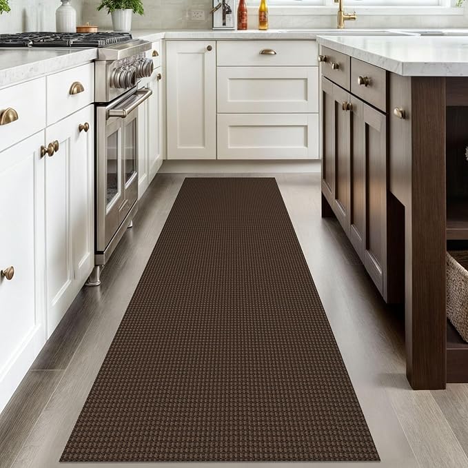 IOHOUZE Washable Runner Rug 2.6x8 Non Slip Rubber Backed Wide Hallway Runner - Image 7
