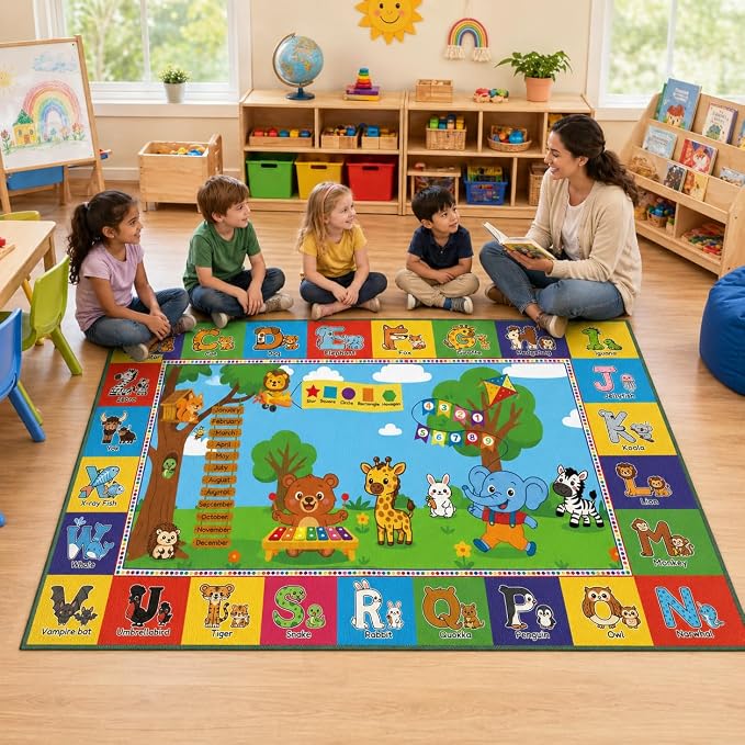 Upgrade Ultra Non Slip ABC Rugs - Image 4