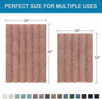 H.VERSAILTEX 2 Piece Set Bathroom Rugs Bath Mats Sets Super Absorbent Chenille - Image 2