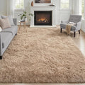 Fluffy 4x6 Area Rugs for Living Room Bedroom: Ultra Soft Shag Rug Non-Slip by Luxturiy