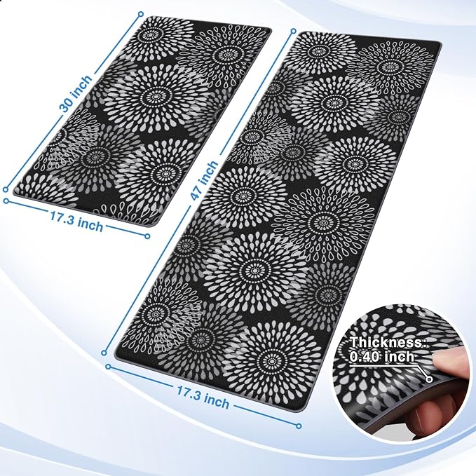 LuxStep Kitchen Mat Cushioned Rugs Anti-Fatigue Mats - Image 2
