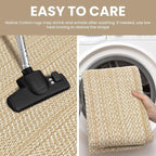 IOHOUZE Washable Runner Rug 3x8 Non Slip Rubber Backed Wide Hallway Runner - Image 5