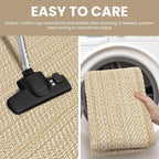 IOHOUZE Washable Exrea Long Hallway Runner Rug 3x18 Non Slip Rubber Backed - Image 5