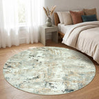 4ft Round Rug Washable Non-Slip, Small Circle Rug - Image 2