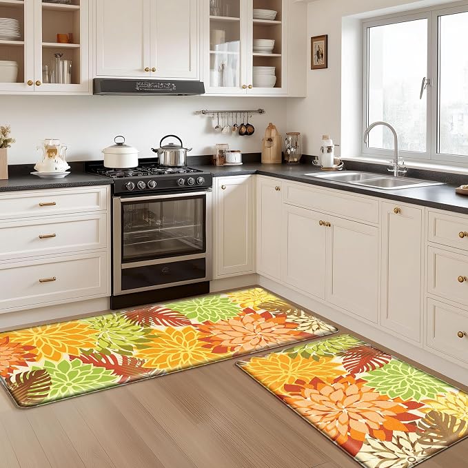 Arenarug Kitchen Mats for Floor 2PCS Cushioned Anti Fatigue Kitchen Mats - Image 8