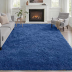 6x9 Area Rugs for Living Room Bedroom: Ultra Soft Fluffy Shag Rug Upgrade by Luxturiy