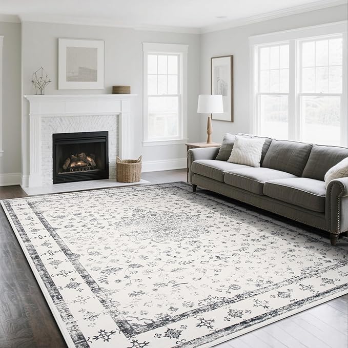 Srugn Washable Rugs 8x10 Area Rugs by Srugn