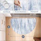 KIMODE Anti Fatigue Mats for Kitchen Floor 18"x28", Farmhouse Half Circle - Image 5