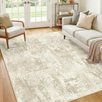 RELEANY Washable Area Rugs 8'x10' Non-Slip Modern Abstract Soft - Image 9