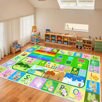 6x9 Kids Alphabet Rug, Large Non-Slip ABC Alphabet Carpet - Image 7