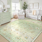 Lahome Flavie Sage Green Area Rug 8x10 - Image 6