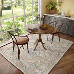 Washable Area Rugs for Living Room: 5x7 Bedroom Rug Vintage Area Rug Stain - Image 6
