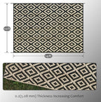 SAND MINE Reversible Mats, Plastic Straw Rug, Modern Area Rug, Large Floor Mat - Image 2