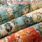 SERISSA 10x12 Area Rugs for Living Room, Large Washable Non-Slip Boho Rug - Image 5