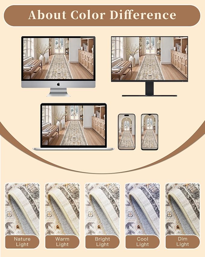 Madane Hallway Runner Rug 3x18 - Image 9