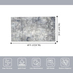 2x4 Runner Rug Washable Non-Slip – Small Throw Rug - Image 2