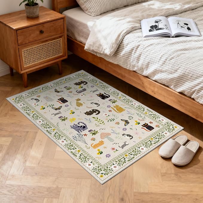 Small 2x3 Area Rugs for Entryway: Washable Kitchen Runner Rug Non Slip Soft Low - Image 5