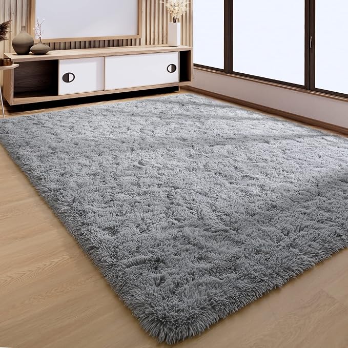 YJ.GWL Area Rugs for Bedroom, 2x3 Door Mat Washable Small Grey Bedside Rug - Image 7