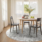 RELEANY Washable Area Rugs 8ft Non-Slip Modern Abstract Soft - Image 3