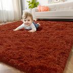 Amdrebio Terracotta Rust Area Rugs - Image 8