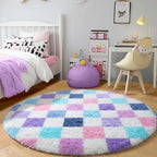 KICMOR Purple Rainbow Round Rugs 5ft - Image 5