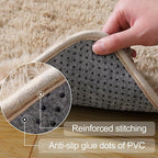 qulint 8x10 Area Rug for Living Room, Fluffy Shag Tan Rug for Bedroom Soft - Image 3