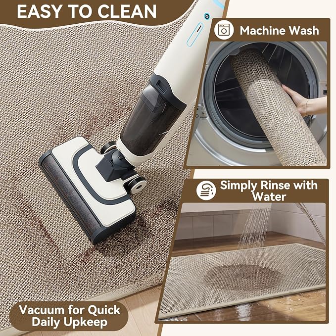 Kitchen Rugs Non-Slip and Washable, Kitchen Mats - Image 6