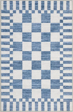 GarveeHome Dark Blue Checkered Rug 2x3 Washable Rug Non-Slip - Image 5